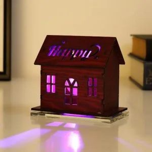 Tirelire <br> Maison en Bois
