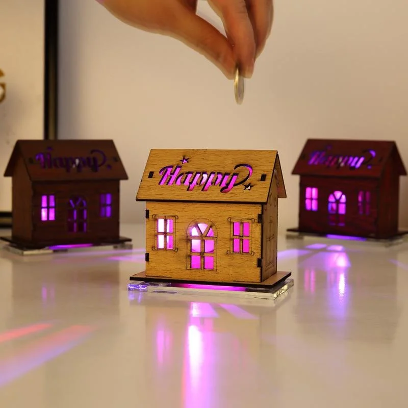 Tirelire <br> Maison en Bois