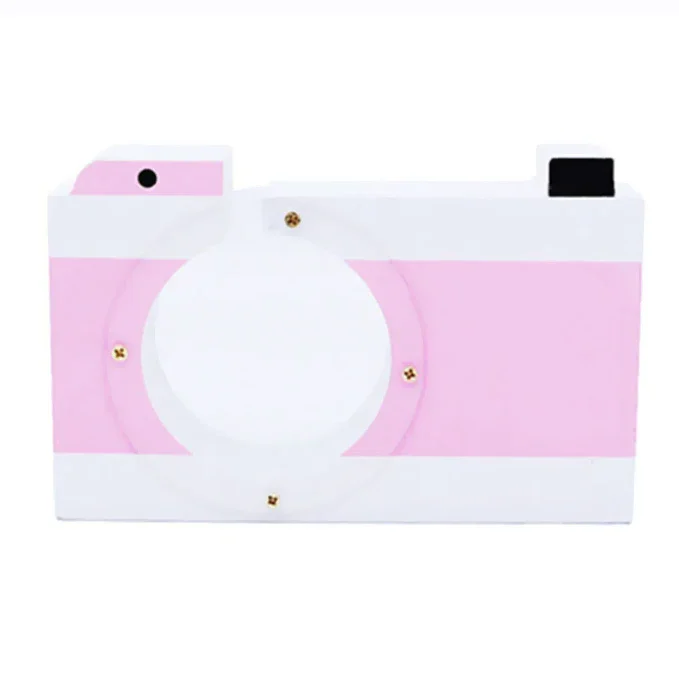 Tirelire <br> Appareil Photo en Bois Tirelire <br> Appareil Photo en Bois