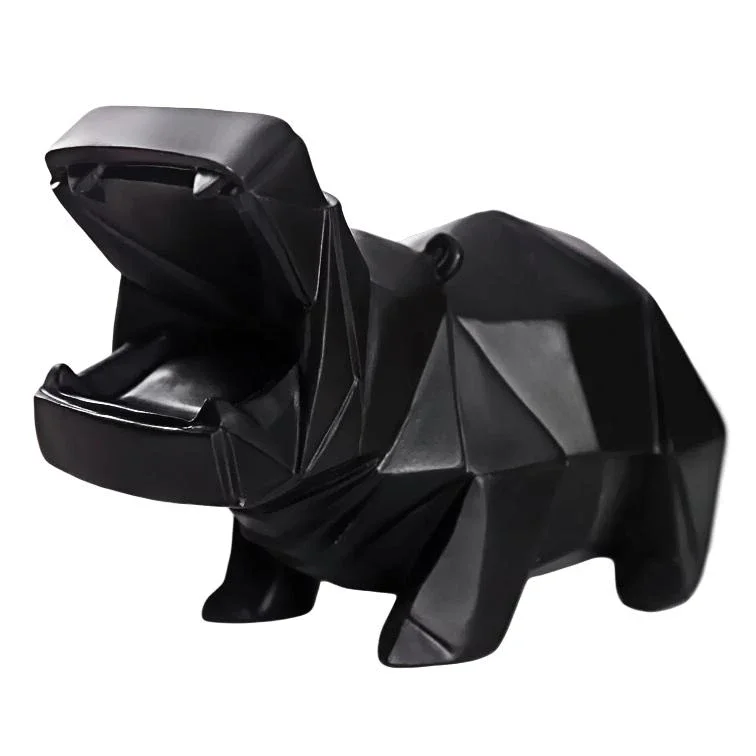 Tirelire Hippopotame <br> Style Nordique