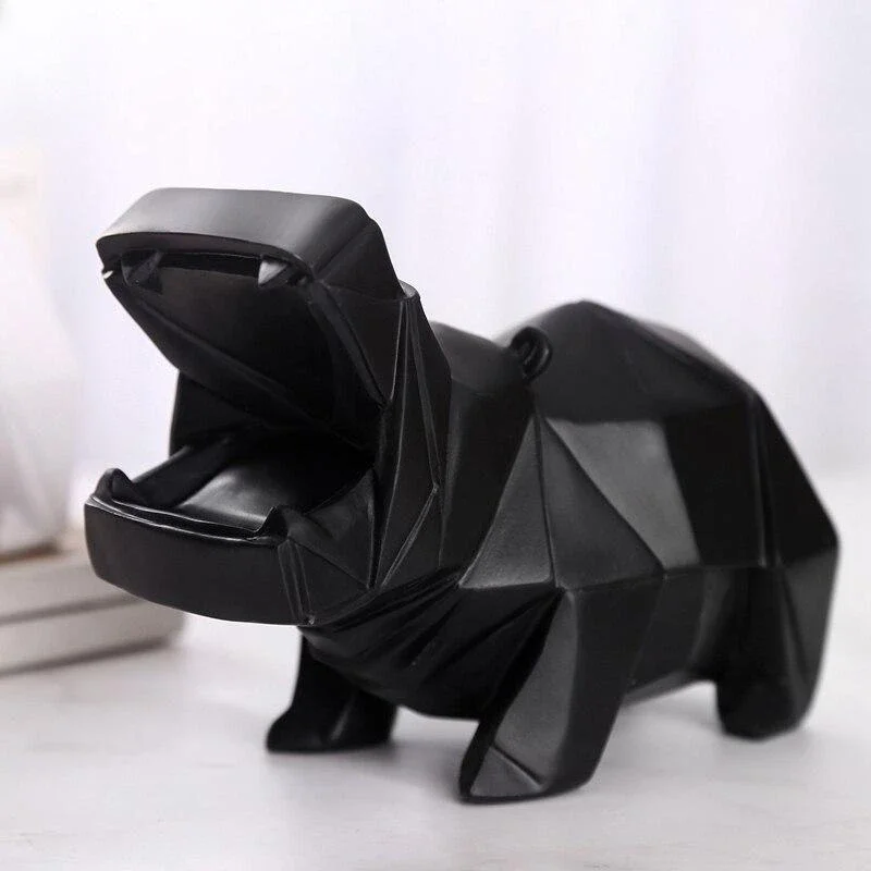 Tirelire Hippopotame <br> Style Nordique