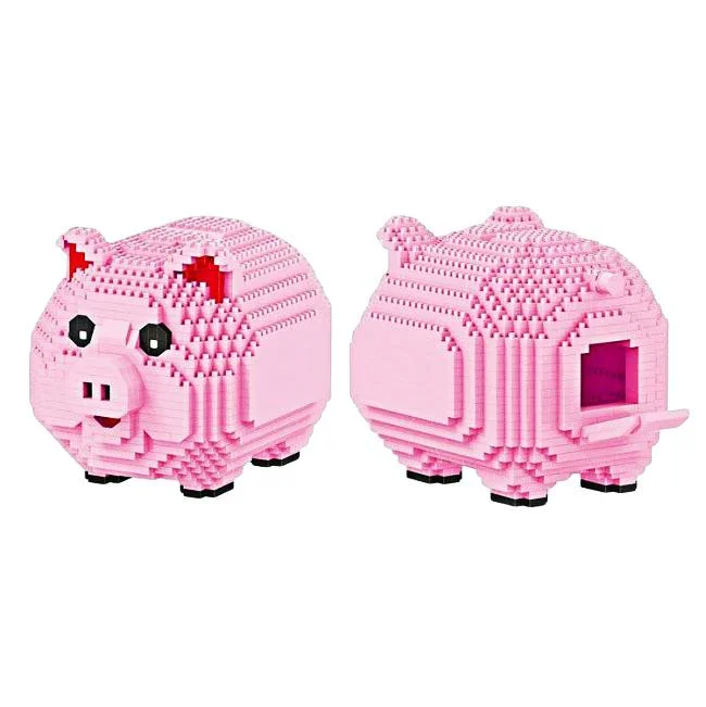 Tirelire <br> Cochon en Lego