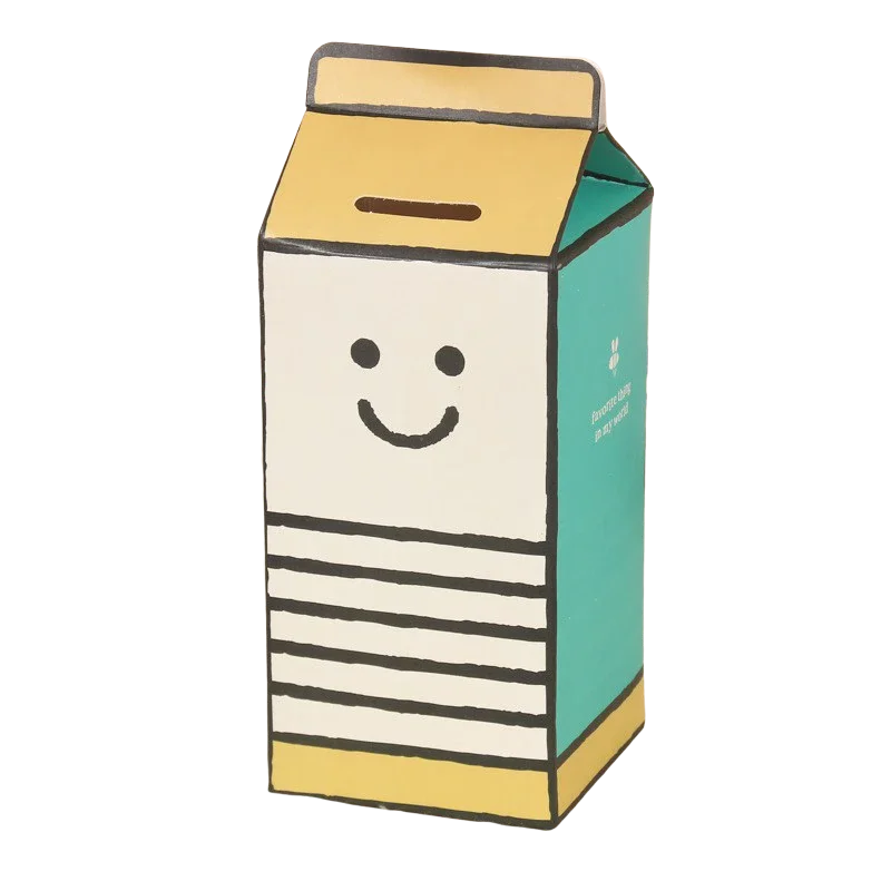Tirelire <br> Brique de Lait Tirelire <br> Brique de Lait