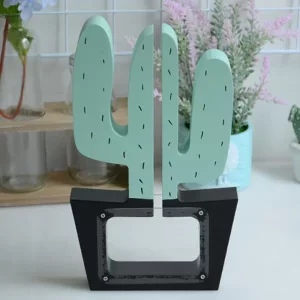 Tirelire <br> Cactus en Bois