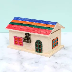 Tirelire en Bois <br> Maison à Peindre Tirelire en Bois <br> Maison à Peindre
