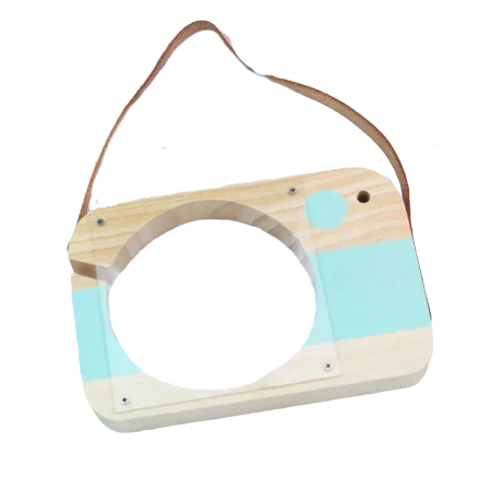 Tirelire <br> Appareil Photo en Bois Tirelire <br> Appareil Photo en Bois