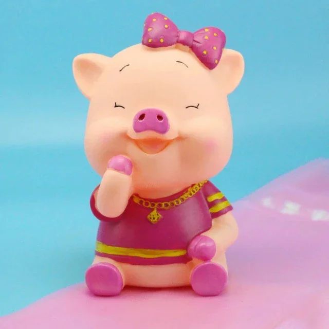 Tirelire Cochon <br> Raffia