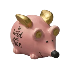 Tirelire <br> La Souris Rose Tirelire <br> La Souris Rose
