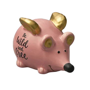 Tirelire <br> La Souris Rose