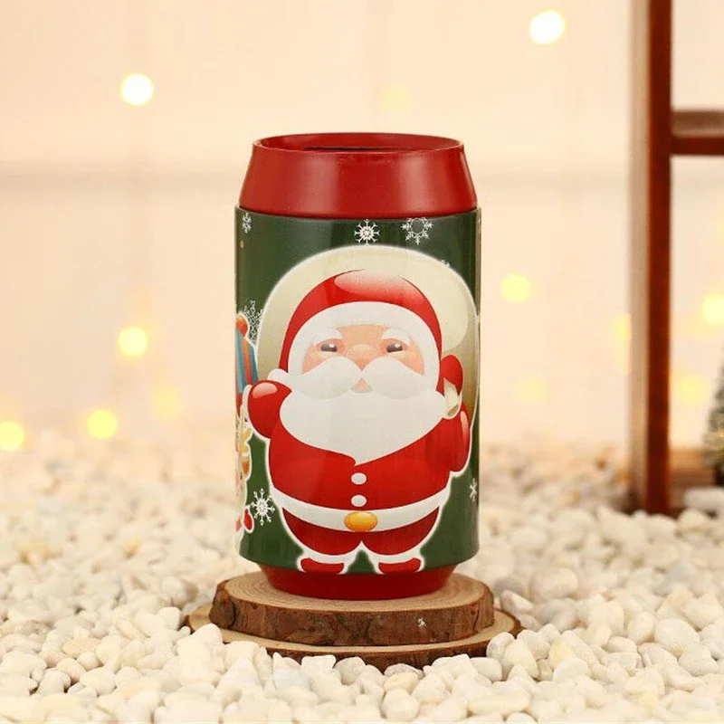Tirelire <br> Canette du Père Noël